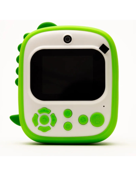 INSTANT CAMERA LCD 2,0 DINOSAURO KIT PER COLORARE CARTA TERMICA GREEN